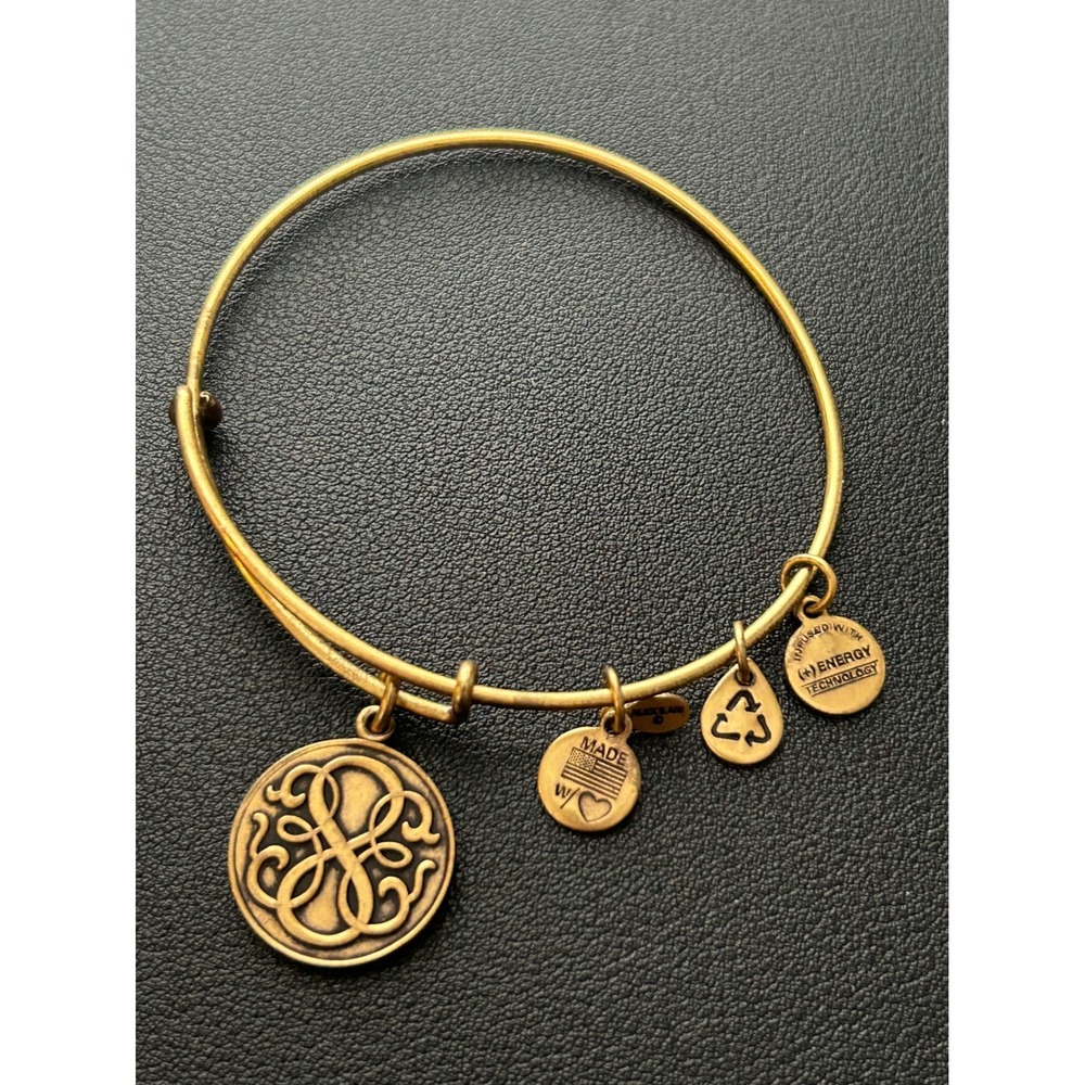 Alex and Ani Path of Life Expandable Bangle Bracelet Rafaelian Gold Retired 2013